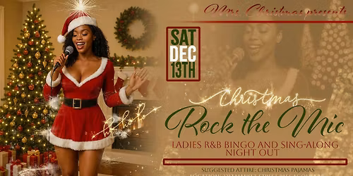Rock The Mic Ladies R&B Bingo And Sing-Along Night Out