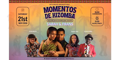 "Momentos de Kizomba" special edition with SARAH & FRANS