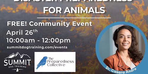 Disaster Preparedness for Animals