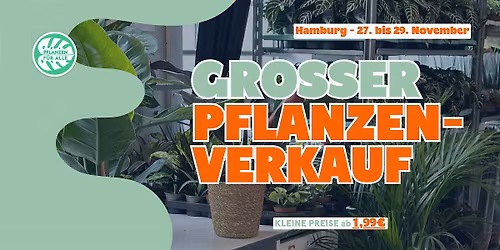 Gro\u00dfer Pflanzenverkauf - Hamburg