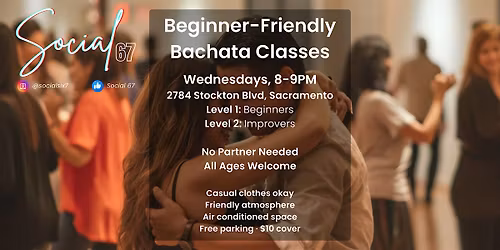 Bachata Dance Class in Sacramento \u2013 Beginner Friendly, All Levels Welcome