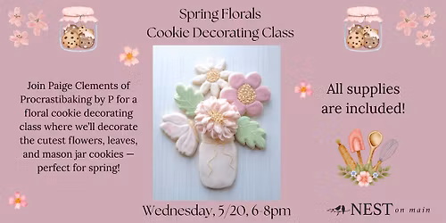 Floral Cookie Decorating Class