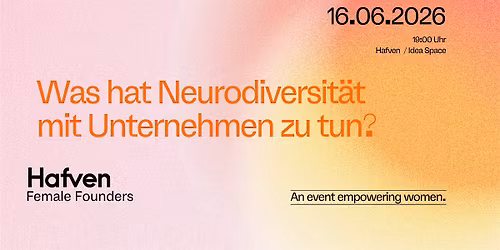 HFF Hafven Female Founders Impuls- & Netzwerktreffen Juni
