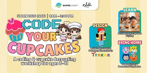 Activities for Kids: Tynker Coding & Pok\u00e9mon Cupcake Design Workshop