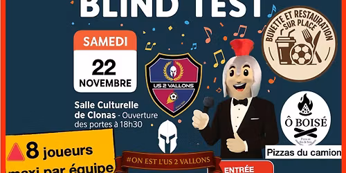 blind test de l'US 2 vallons 5eme \u00e9dition