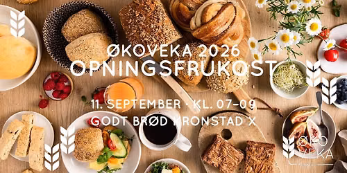 Bli med p\u00e5 opninga av \u00d8KOVEKA Bergen 2026! 