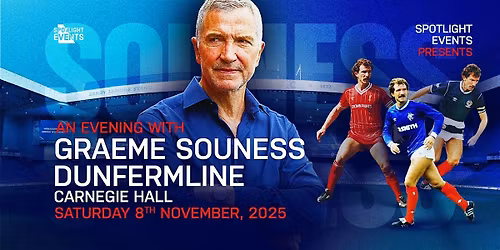 An evening with Graeme Souness at Carnegie Hall, Dunfermline