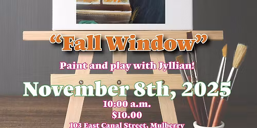 Paint Along Saturday: Fall Window