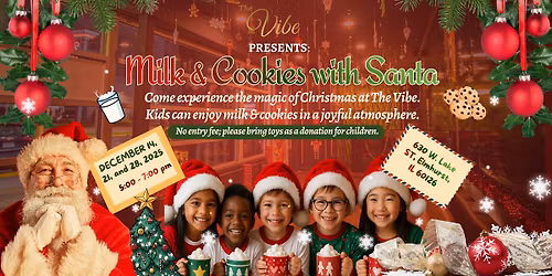 Milk & Cookies with Santa