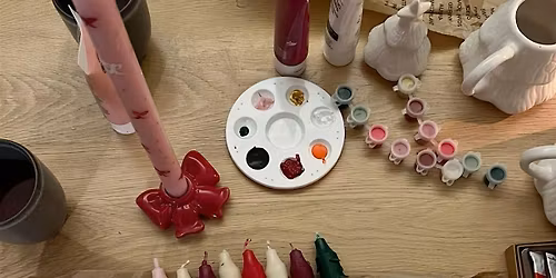 Christmas Candle Painting