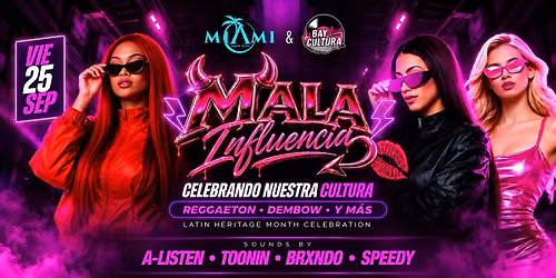 MALA INFLUENCIA | PERREO y DEMBOW | MIAMI NIGHTCLUB SAN JOSE | REGGAETON