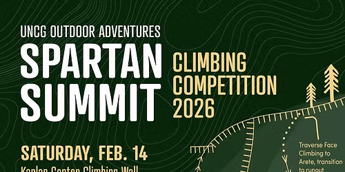 UNCG Outdoor Adventures Spartan Summit: Climbing Competition 2026
