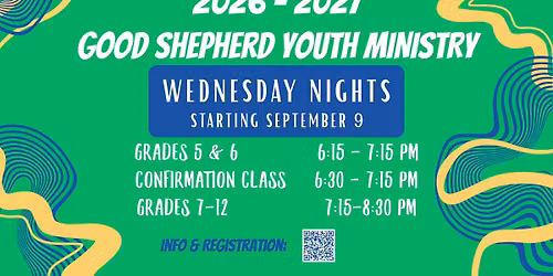 Good Shepherd Youth Ministry Nights are BACK!