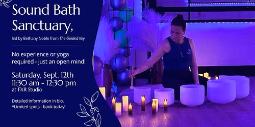 September Sound Bath at FXR Studio