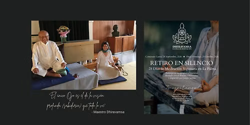 Retiro de Meditaci\u00f3n Vipassana de 28 d\u00edas