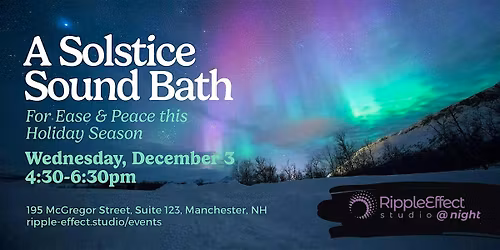 Solstice Sound Bath -  Studio @ Night