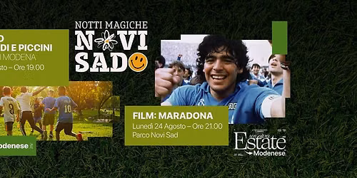 SUBBUTEO + FILM: MARADONA - NOTTI MAGICHE NOVI SAD