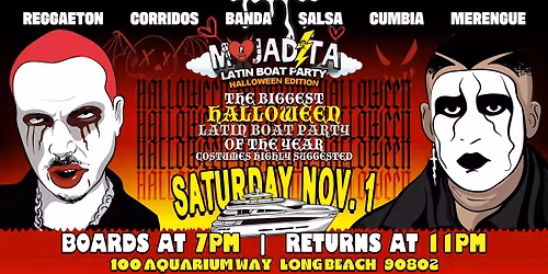 MOJADITA Latin Boat Party | November 1st