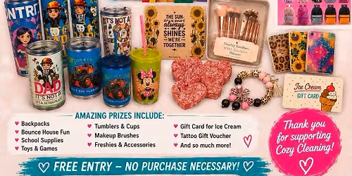 Cozy Cleaning Summer Giveaway & Fun day