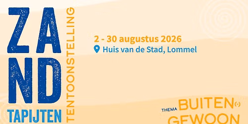 Zandtapijtententoonstelling 2026