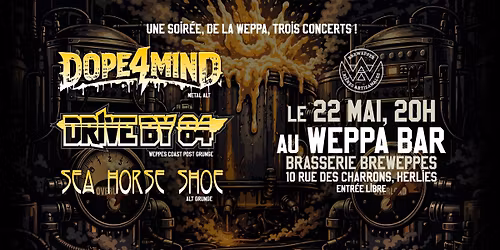 Dope4Mind | DriveBy84 | Sea Horse Shoe | Concert \u00e0 Breweppes