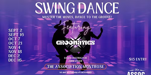 Swing Dance and class with the Croonatics and John Unger