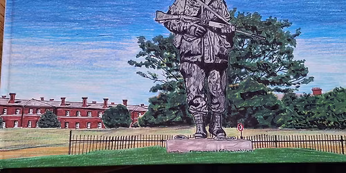 Falkland War Art book signing with Colin Waite