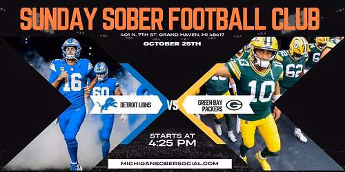 Sunday Sober Football Club: Lions Vs Packers 