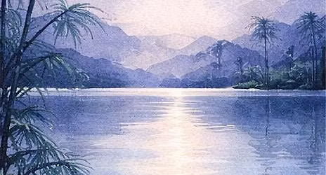 Peaceful Night Scene Watercolor Workshop