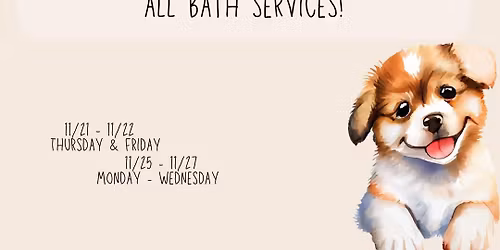 Thanksgiving Bath Special