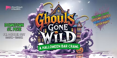 Halloween Bar Crawl 10\/31 - St. Pete (Downtown)