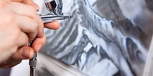 Leer werken met een airbrush.