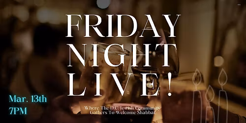Friday Night Live! Sliders & Scotch