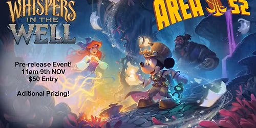 Lorcana Whispers in the Well Pre-release Event