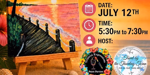 Sunset Island Paint & Sip At Frio Grill