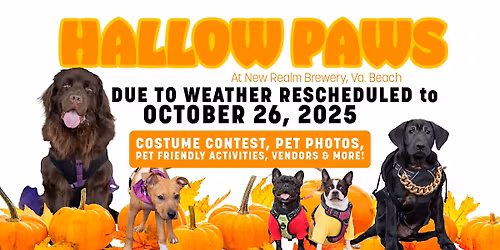 Hallow Paws: A Spook-tacular Pet Bash at New Realm VB!
