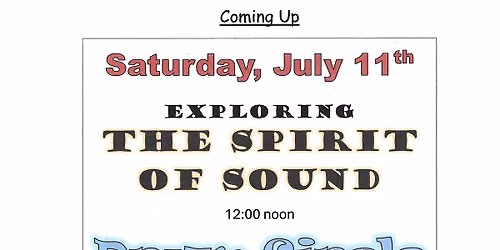 Drum Circle and Sound Bath offered by Christ Church Unity