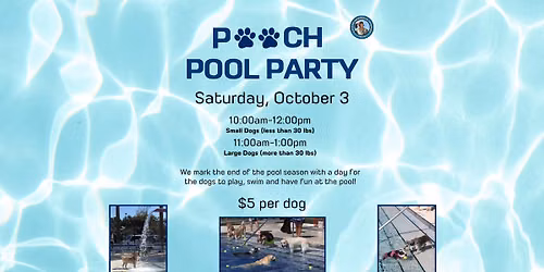 Pooch Pool Party Presented by FLUFF Animal Rescue