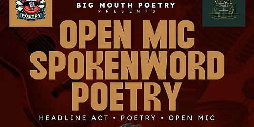 Big Mouth Poetry Presents