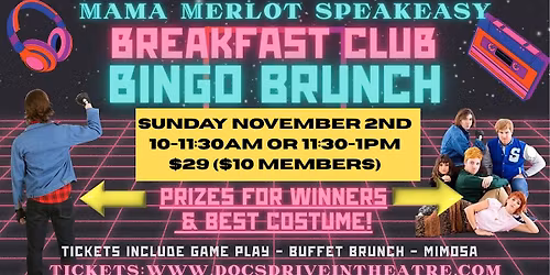 The Breakfast Club Bingo & Brunch