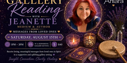 Gallery Reading with Jeanette