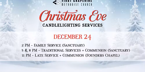 2025 Christmas Eve Candlelighting Services