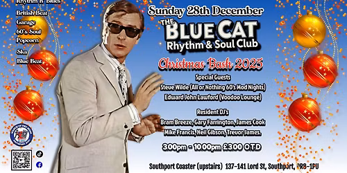 THE BLUE CAT, RHYTHM & SOUL CHRISTMAS BASH