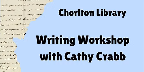 Writing workshop with Cathy Crabb