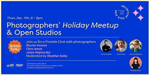 Photographer's Holiday Meetup \/ Open Studio \/ Artist Talk