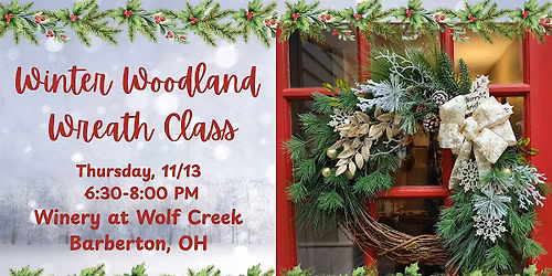Winter Woodland Wreath Making Class