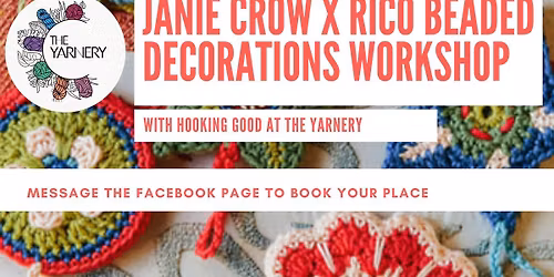 Janie Crow X Rico Beaded Decorations Workshop
