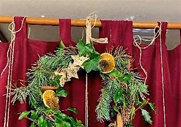 Natural Christmas Wreaths at Kingsbury Water Park