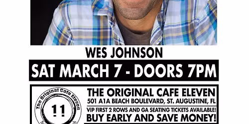 Wes Johnson Comedy With Michael Palascak