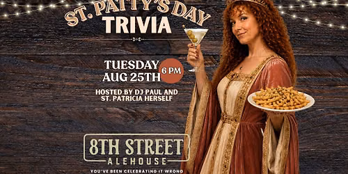 St. Patty's Day Trivia at the 8th Street Ale House